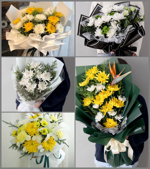 安徽蚌埠市怀远县双桥集镇张巷村白事花束代送